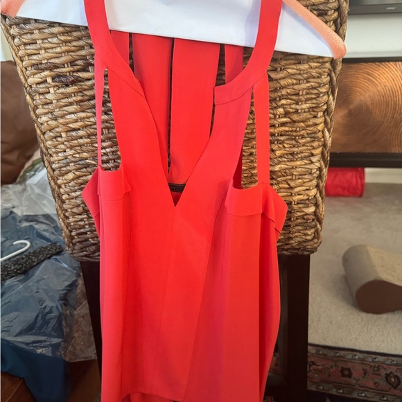 BCBGMAXAZRIA red orange top early 2000 piece - Picture 2 of 4